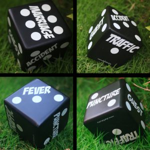Excuse Me Dice Paper Weight